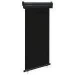 Copertină laterală de balcon, negru, 100 x 250 cm