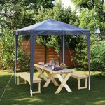 Cort de petrecere, albastru, 2 x 2 m