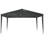 Cort de petrecere profesional, antracit, 4 x 4 m, 90 g/m²