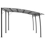 Copertină pavilion de grădină, crem, 6x3x2,55 m
