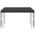 Pavilion de perete, antracit, 4 x 3 x 2,5 m