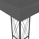 Pavilion, antracit, 3 x 3, material textil