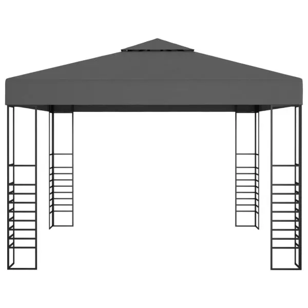 Cort de grădină antracit, 3 x 3 m