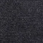 Covor pentru expoziții striat, antracit, 1,2×10 m