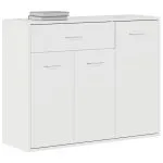 dulap, alb extralucios, 88x30x70 cm, lemn prelucrat
