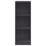 Bibliotecă cu 3 rafturi, alb, 40x24x109 cm, lemn compozit
