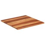 Blat de masă, 70×70 cm, 25-27 mm, lemn masiv acacia
