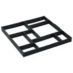 Matrițe pentru pavaje, 2 buc., 50,4 x 50,4 x 4,3 cm, plastic