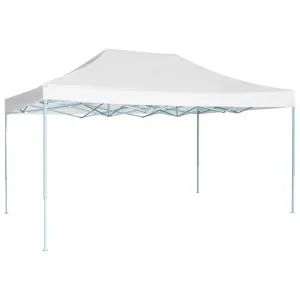 Cort de petrecere pliabil, alb, 3 x 4,5 m