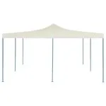 Pavilion pliabil, crem, 5 x 5 m