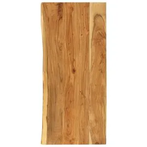 Blat lavoar de baie, 140x52x2,5 cm, lemn masiv de acacia
