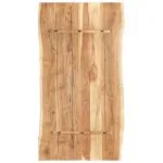 Blat de masă, 118x(50-60)x3,8 cm, lemn masiv de acacia