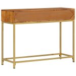 Masă consolă, 100x35x76 cm, lemn masiv de acacia