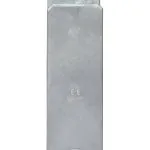 Ancore de gard, 6 buc., argintiu, 7x6x60 cm, oțel galvanizat