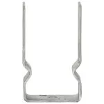Ancore de gard, 12 buc., argintiu, 8x6x15 cm, oțel galvanizat
