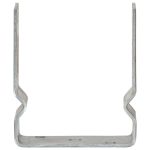 Ancore de gard, 6 buc., argintiu, 12x6x15 cm, oțel galvanizat