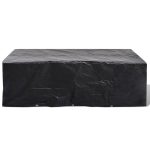 Huse mobilier grădină 2 buc. 300x140cm set poliratan 10 ocheți