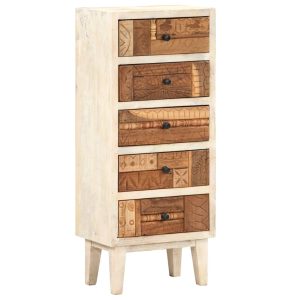Dulap cu sertare, 45 x 30 x 105 cm, lemn masiv reciclat