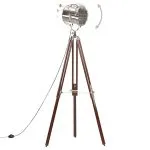 Lampă de podea cu trepied, 180 cm, lemn masiv de mango