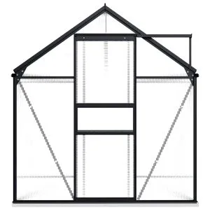 Seră cu cadru de bază, antracit, 4,75 m², aluminiu