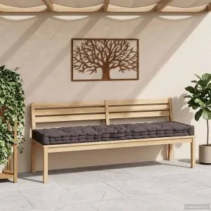 Pernă podea canapea din paleți antracit 120 x 40 x 7 cm bumbac