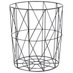 Măsuță de cafea, negru, Ø 47 cm