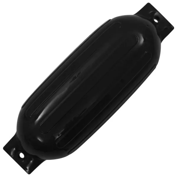 Bară de protecție barcă, 2 buc., negru, 69×21,5 cm, PVC