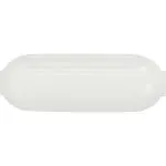 Bară de protecție barcă, 4 buc., alb, 41×11,5 cm, PVC