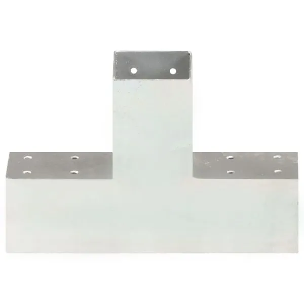 Conectori de grindă, formă X, 4 buc, 71×71 mm, metal galvanizat