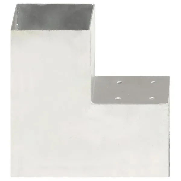Conectori grindă, formă L, 4 buc, 101×101 mm, metal galvanizat