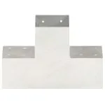 Conector de grindă, formă X, 101 x 101 mm, metal galvanizat