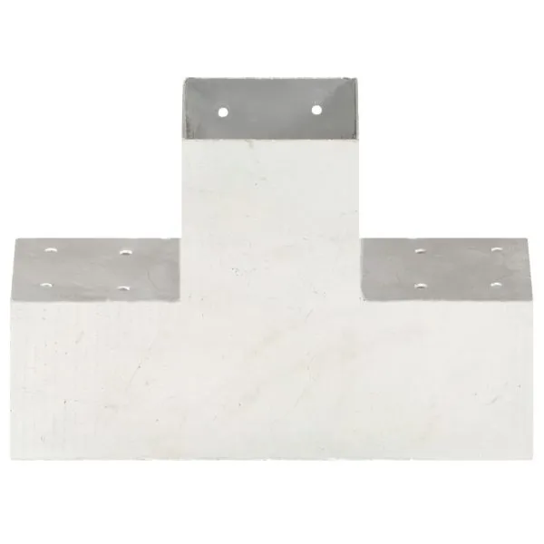 Conector de grindă, formă X, 101 x 101 mm, metal galvanizat