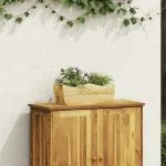 Strat înălțat de grădină, 50x18x18 cm, lemn de pin tratat