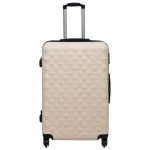 Set de valize cu carcasă rigidă, 3 piese, auriu, ABS