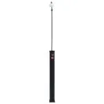 Duș solar de grădină, negru, 215 cm, 8 L