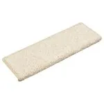 Trepte de scară covor 15 buc 65x21x4 cm alb