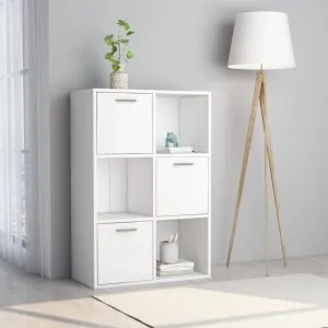 Dulap de depozitare, alb, 60 x 29,5 x 90 cm, lemn prelucrat