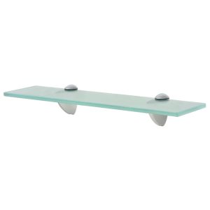Rafturi suspendate, 2 buc,. 40 x 10 cm, sticlă, 8 mm