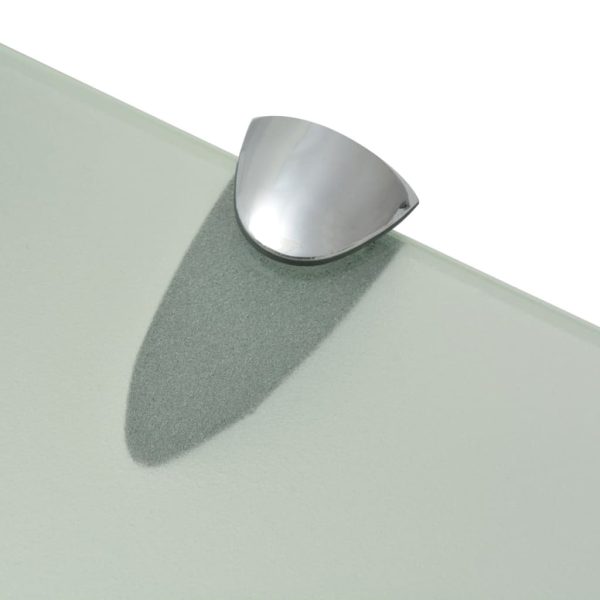 Rafturi suspendate, 2 buc., 50 x 10 cm, sticlă, 8 mm