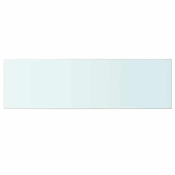 Rafturi, 2 buc., 100 x 30 cm, panouri sticlă transparentă