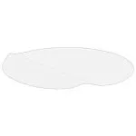 Folie de protecție masă, mat, Ø 80 cm, PVC, 2 mm
