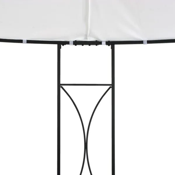 Pavilion, alb, 300 x 290 cm, rotund