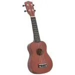 Set ukulele Soprano pentru copii, cu husă, natural, 23″