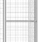 Cușcă pentru pisici, 6×1,5×1,5 m, oțel galvanizat