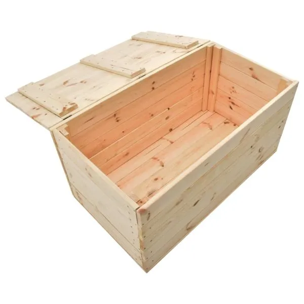 Ladă de depozitare, 100 x 54 x 50,7 cm, lemn masiv de pin