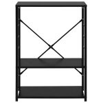 Dulap cuptor microunde, negru, 60×39,6×79,5 cm, lemn prelucrat