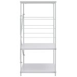 Dulap cuptor microunde, alb, 60 x 39,6 x 79,5 cm, PAL