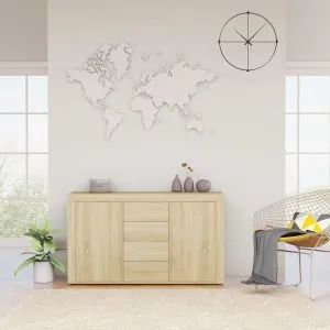 Dulap, stejar sonoma, 120x36x69 cm, lemn prelucrat
