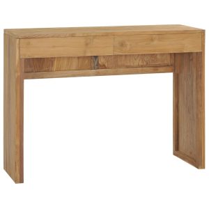 Masă consolă, 100 x 35 x 75 cm, lemn masiv de tec