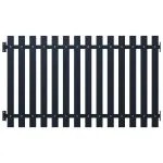 Panou de gard antracit 170,5 x 125 cm oțel vopsit electrostatic
